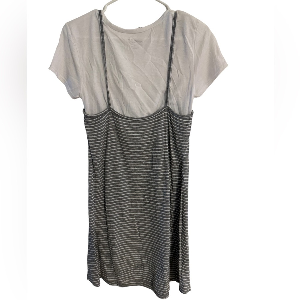 Slip dress with tee
